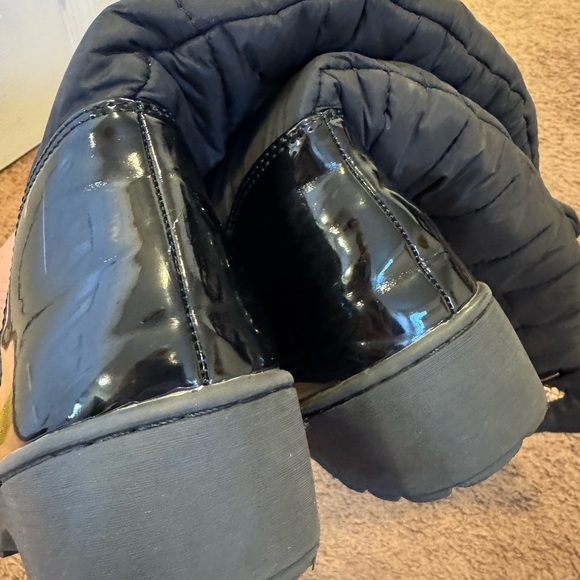 2 FOR $20 Black Puffer Over The Knee OTK Boots Lion Head Size 8.5 - Picture 6 of 10